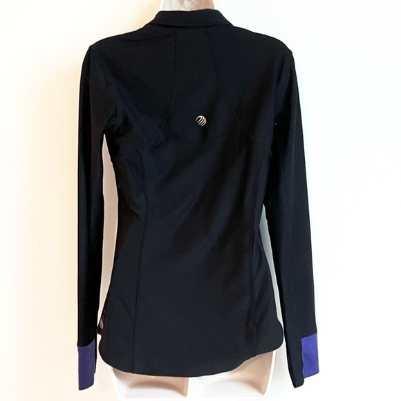 MPG Sport Shell Purple Black Gray Full Zip Casual Athletic Jacket Small - Picture 12 of 17